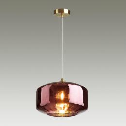 Odeon light 4782/1 PENDANT ODL21 365 бордовый/бронзовый Подвес E27 60W BINGA  - 6 купить